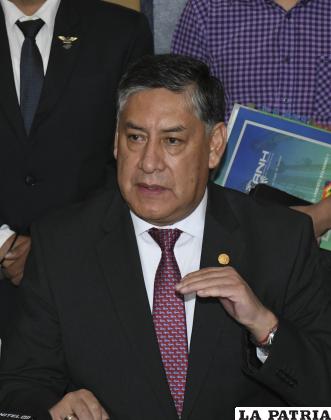 Fiscal General del Estado, Juan Lanchipa /APG