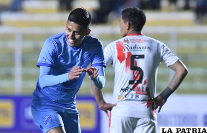 Ramiro Vaca selló el triunfo de Bolívar, fue autor del cuarto tanto /APG
