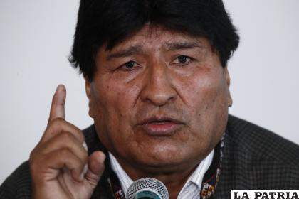 El expresidente de Bolivia Evo Morales
/EFE/ José Méndez