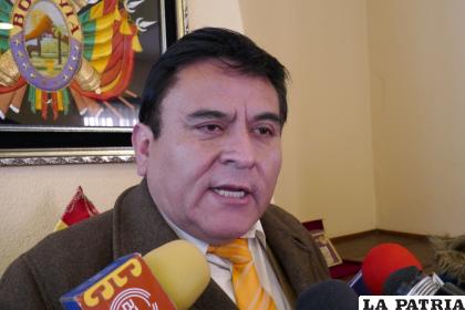 Fiscal departamental de Oruro, Aldo Morales /LA PATRIA