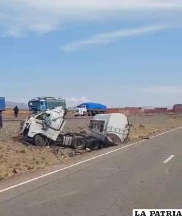 El fatal accidente sucedió en la carretera La Paz-Tambo Quemado /RRSS