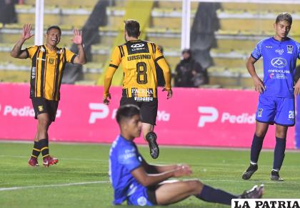 En el partido de ida, The Strongest ganó a Palmaflor 2-0 en La Paz /APG