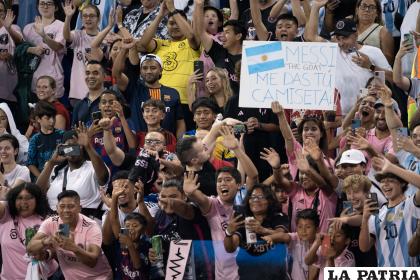 La mayoría de los aficionados asistieron para ver al Inter de Miami /EFE