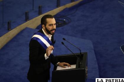 Foto de archivo del presidente de El Salvador, Nayib Bukele /EFE/Rodrigo Sura