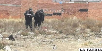 La Policía realizó el levantamiento del cuerpo /Felcv