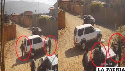 Cámaras de seguridad muestran el momento del robo de 15 mil dólares en el municipio de Sacaba /Felcc