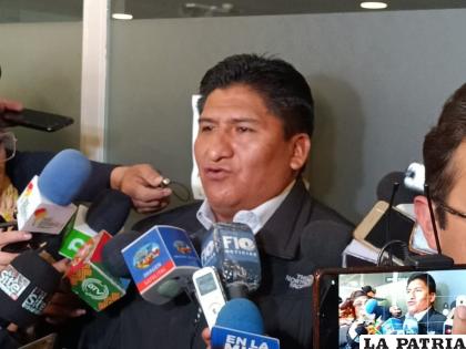 Jefe de bancada del Movimiento Al Socialismo (MAS), Andrés Flores /LA PATRIA