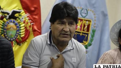 El expresidente Evo Morales /APG