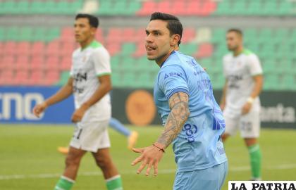 Carmelo Algarañaz selló el triunfo de Bolívar en Santa Cruz /APG