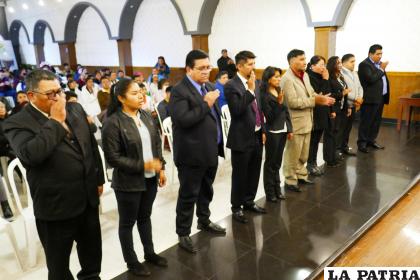 El nuevo directorio de la AMDO durante su posesión /LA PATRIA