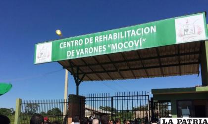 Centro de Rehabilitación de varones de Mocovi 
/Fiscalía