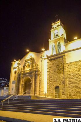 Portada de salida que fue recuperada de la iglesia de la Compañía de Jesús /LA PATRIA
