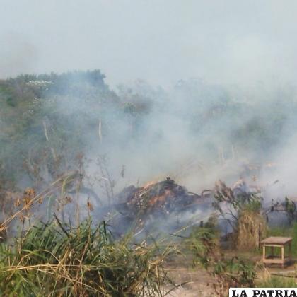 Incendio en El Choré, Santa Cruz /Gobernación