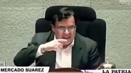 El presidente de la Cámara de Diputados, Jerges Mercado /Captura de video