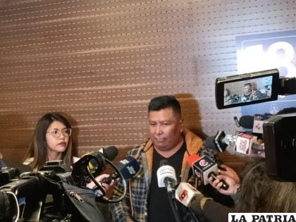El diputado del Movimiento Al Socialismo (MAS), Froilán Mamani, en entrevista desde la sede de Gobierno /LA PATRIA
