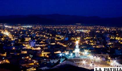 Oruro de noche