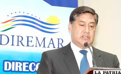 Juan Lanchipa, no fue electo magistrado y el Gobierno le asigna responsabilidad como director de Reivindicación Marítima (Diremar)
