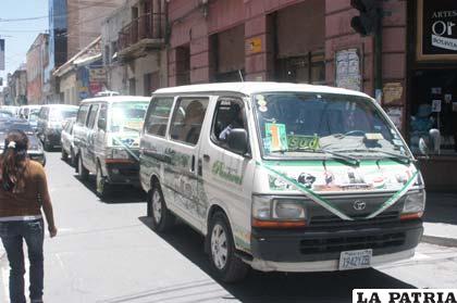 Los minis verdes también son parte de la Federación Departamental de Choferes “San Cristóbal”