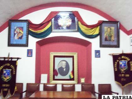 Salón de reuniones de la Sociedad 10 de Febrero