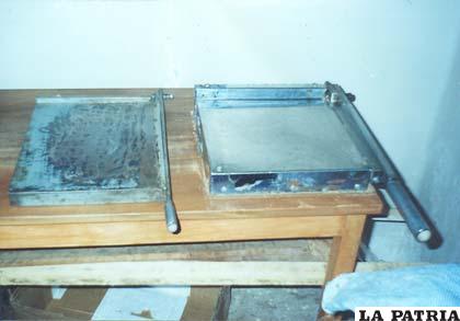 Cortadora y trozadora con la que se prepara el charque