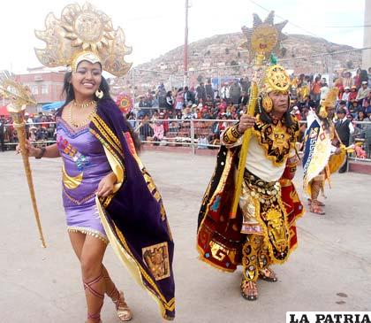 Fraternidad Hijos del Sol Los Incas, conjunto que aporta a la Obra Maestra con su baile y lo que representa