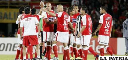Los integrantes de Independiente Santa fe de Colombia quieren hacer historia en la Copa Sudamericana