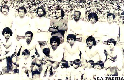 Primer equipo de San José (1977) que participó en la Liga