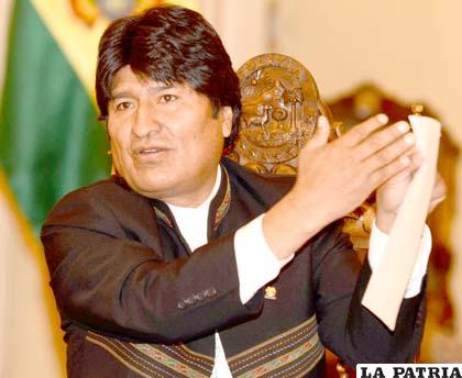 Morales no se responsabiliza por paralización de carretera