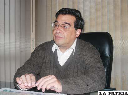 José Peñaranda, gerente de la Cámara de Industrial de Oruro