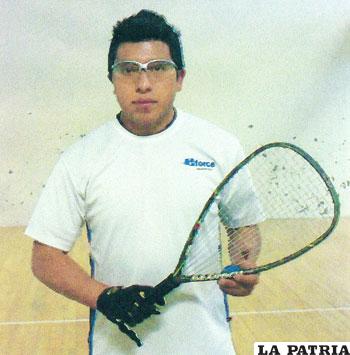 Richard Chaparro raquetbolista orureño