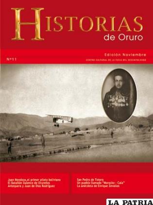 Portada de la nueva edición de la revista Historias de Oruro