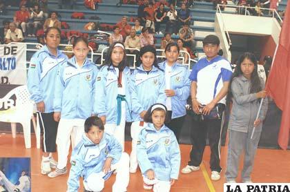 Integrantes de la selección de Oruro