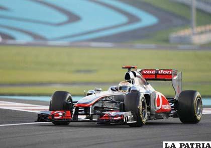 Lewis Hamilton (McLaren) ganador del Gran Premio de Abu Dabi