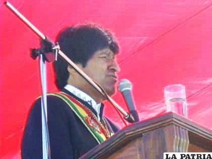 El presidente Morales, está seguro que la DEA no vuelve a Bolivia