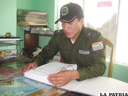 Investigador, Cbo. David Vásquez