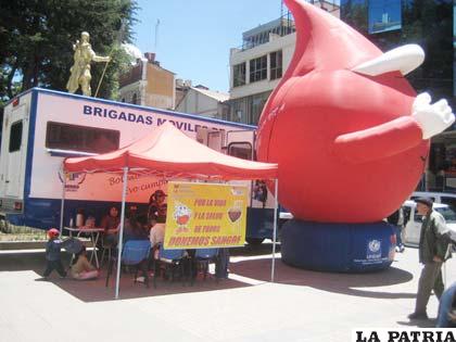 Brigadas móviles del Banco de Sangre motivan a la donación voluntaria