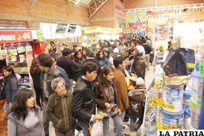 Pese a la lluvia, el sábado estuvo muy concurrido