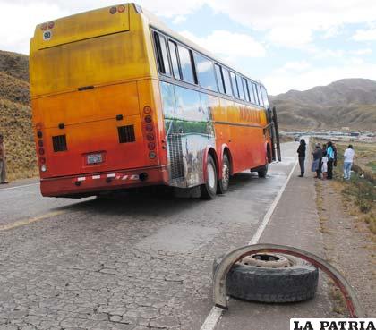Otro ángulo del ómnibus
