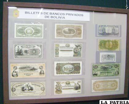Los primeros billetes de bancos privados de Bolivia