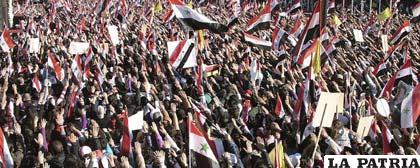 Movimientos populares en Siria en contra de las medidas propuestas por la Liga Árabe
