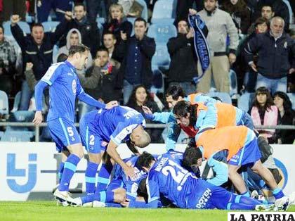 Barcelona no pudo ante el elenco de Getafe y al final sus integrantes festejaron el triunfo
