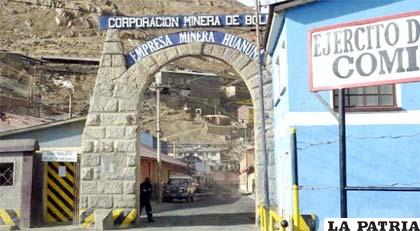 Empresa Minera Estatal Huanuni (Foto archivo)