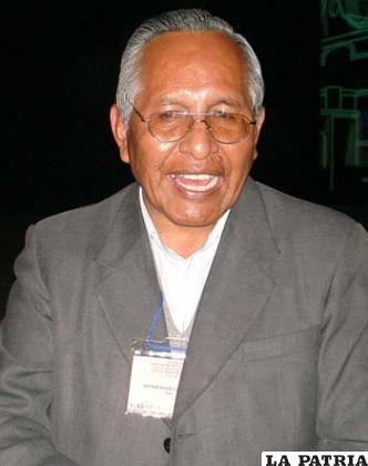 Ex vicepresidente de la República de Bolivia Víctor Hugo Cárdenas