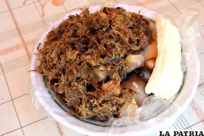 El delicioso charquekán muy representativo de Oruro