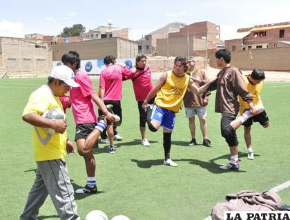 Oruro Royal culminó su trabajo ayer 