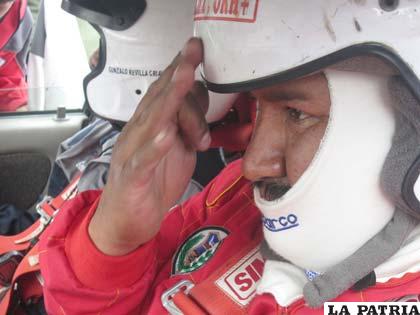 El piloto orureño José Luis Pérez