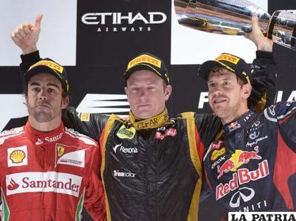 Alonso, Raikkonen y Vettel los ganadores de la prueba