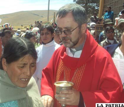 El Obispo de la Diócesis de Oruro, monseñor Cristóbal Bialasik