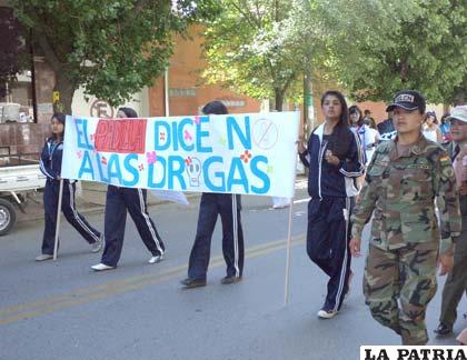 “El Padilla dice NO a las drogas”