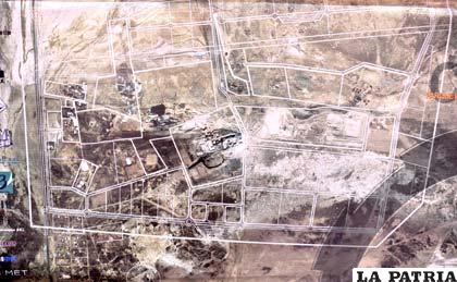 El plano de los industriales en la zona de Huajara
